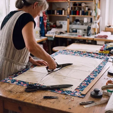 Pflaume Schwan – Maßnehmen im Atelier